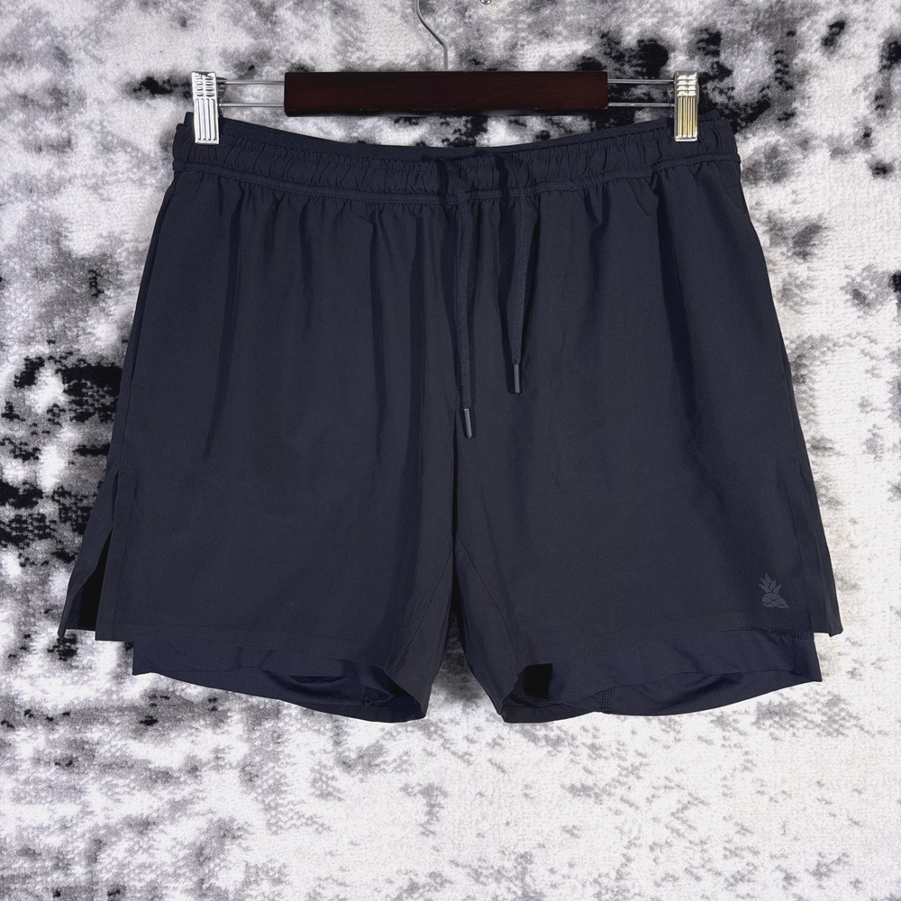 Chubbies Shorts Mens Size Large Black Lined Performance Stretch Drawstring Gym